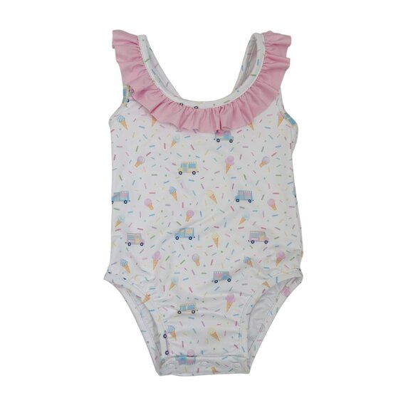Lullaby Set Girls Size 18M Ice Cream Print Sarah One Piece Swimsuit